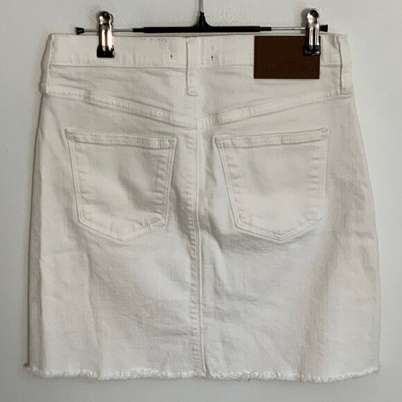 J. Crew White‎ denim skirt size 0 - Picture 3 of 5
